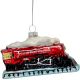 2. GLASS SHAPED ORNAMENT THE POLAR EXPRESS SASKA GIFT & DECOR
