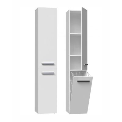 3. Bathroom cabinet NEL IV 31x30xH174 matt white
