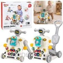 Interactive Educational Bike, Walker, Pusher, Table, Scooter 5 in 1 Gray