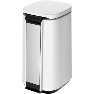 3. Modern LED desk lamp Activejet TECHNIC white with LED display (date, time, alarm clock), foldable