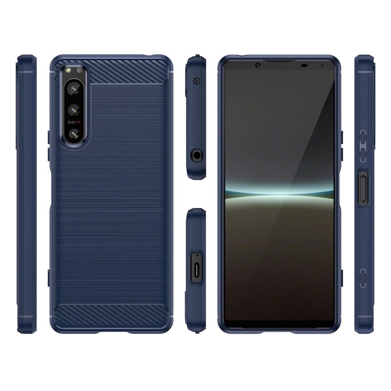 3. Thunder Case Xiaomi Poco M4 5G silicone armor case blue