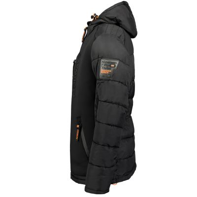 2. Geographical Norway BEACHWOOD BLACK-FORANGE DB MEN 068 BS4 BLACK men's jacket (WU6631H/GN-NOIR)