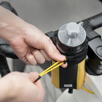 4. Rockbros AS-162 Waterproof Handlebar Bottle Bag - Yellow