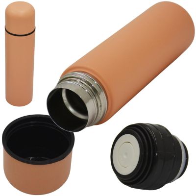 6. EXCELLENT HOUSEWARE 500ML ORANGE TRAVEL THERMOS