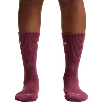3. Nike Everyday Elevated Socks, 6 Pairs, Beige, Burgundy, Pink HQ8021 910
