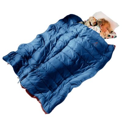 4. Deuter Starlight SQ Children's Sleeping Bag (130-170 cm) - Nightblue/Redwood