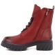 3. Women’s Red Block-Heel Platform Ankle Boots Jezzi MR2502-9