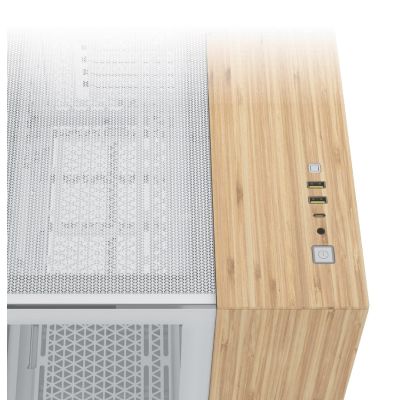 5. Corsair 2500X WHITE/BAMBOO case