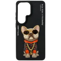 Nimmy Glasses Cool Dog Case for Samsung Galaxy S26 Ultra - Black