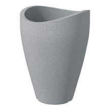 FLOWERPOT PLASTIC 254/67 STONY GRAY D67
