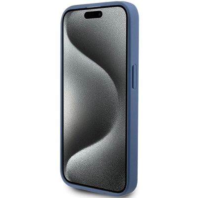 5. Guess 4G Stripe Collection case for iPhone 15 Pro - blue