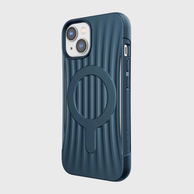 4. Raptic X-Doria Clutch Case iPhone 14 with MagSafe back cover blue
