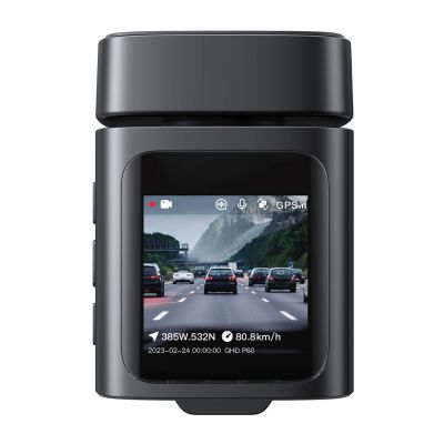 8. Baseus PrimeTrip VD1 Pro 4K Car Dash Cam with 1080p Rear Camera and Power Kit - Black