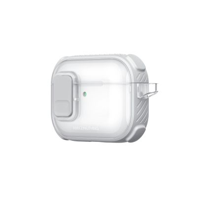 9. AmazingThing Titan Pro Mag Case Clear for AirPods Pro 3 - White
