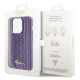 8. Guess Sequin Script Metal case for iPhone 15 Pro - purple