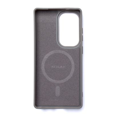 2. Wozinsky Carbon Fiber Case with MagSafe for Samsung Galaxy S25 - Gray