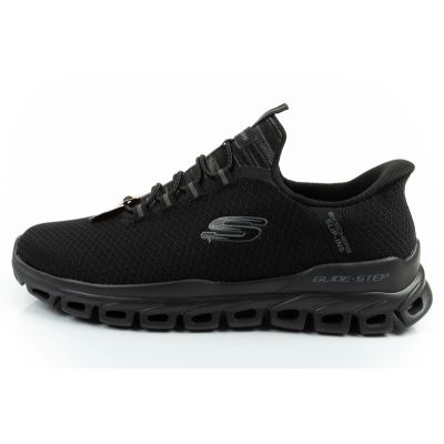 2. Skechers men's shoes sneakers Glide-Step comfortable lightweight Slip-Ins black