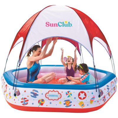 CIRCUS CHILDREN'S POOL WITH ROOF 223x208x163CM 51124
