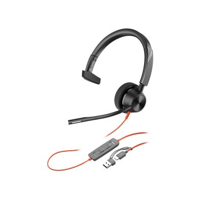 24. Poly Blackwire 3310 Mono Microsoft Teams USB-C Headset
