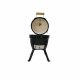 9. Kamado Bono Picnic Ceramic Grill 13” Kamado barbecue/grill Cart Charcoal (fuel) Black