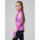 4. Girls' slim sports sweatshirt without hood 4F 4FJRSS26TFSWF0988-90A