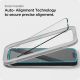 5. Spigen ALM Glass FC tempered glass for iPhone 13 / 13 Pro / 14 / 16e / 17e - black 2 pcs.