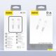 2. Dudao L25SC 60W USB-C - USB-C Cable with Soft Silicone Braid 2m - White
