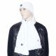4. Glovii GA1W Body Protection Item for Winter Sports – Heated Scarf, Skiing, Snowboarding, Unisex, Polyester, White