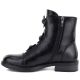3. Women's ankle boots with decorative flowers, insulated, black, Potocki SZ12852