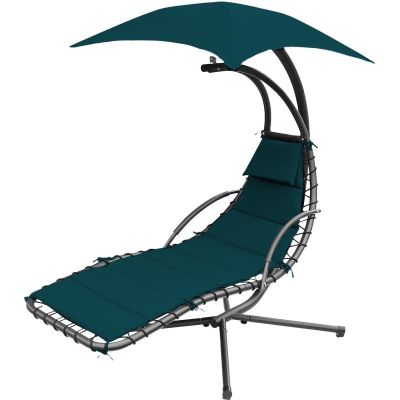 16. SWING ROCKING CHAIR WITH UMBRELLA LISBON TURQUOISE