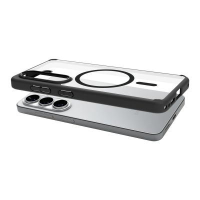 14. Spigen Ultra Hybrid Mag MagSafe Case for Samsung Galaxy S26 - Clear Black