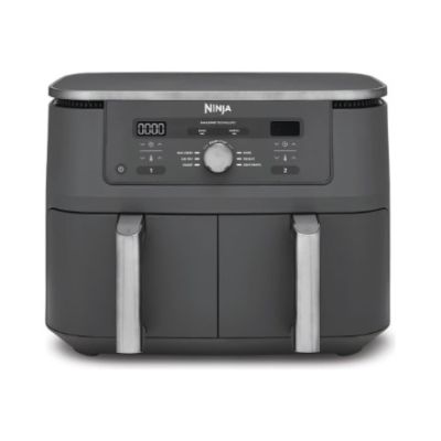 18. Ninja DZ400EU Deep Fryer Double 9.5L Autonomous 2470W Hot Air Fryer Gray