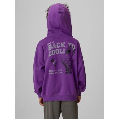 2. Boys’ Loose-Fit Hooded Sweatshirt 4F 4FJRAW26TSWSM3194-51S