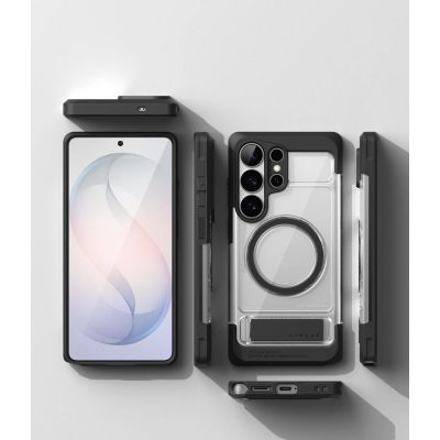 6. Ringke UX Magnetic MagSafe Case for Samsung Galaxy S26 Ultra - Clear Black