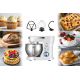 24. ELDOM WRK1300 DULCE PLANETARY ROBOT, 1300W, 5L, TRY ATTACHMENTS FOR WHIPPING, MIXING, KNEADING, REMOVABLE METAL BOWL