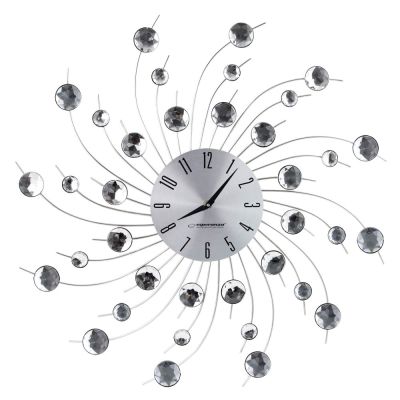 3. Esperanza Geneva EHC004 wall clock (silver)