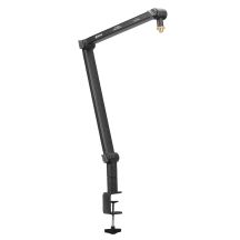 Boya BY-BA30 Desktop Microphone Arm with Hidden Cable Management - Black