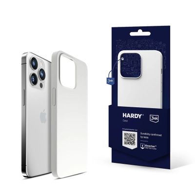 3mk Hardy Silicone MagCase for iPhone 14 Pro Max - White