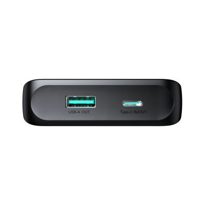 6. Joyroom JR-PBF19 22.5W 10000mAh Powerbank with Two Built-in Cables - Black