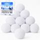 ARTIFICIAL SNOW BALLS FOR DECORATION 6CM 9 PCS