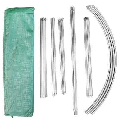 16. GREENHOUSE GARDEN TUNNEL 200X300X200CM PE GREEN STEEL STRUCTURE