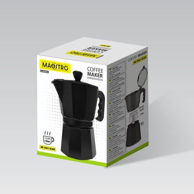10. 3-cup coffee maker MR-1666-3-BLACK MAESTRO
