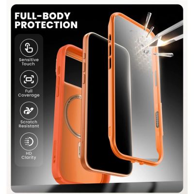 8. Supcase IBLSN Ares Flip MagSafe Case for iPhone 17 Pro Max - Orange