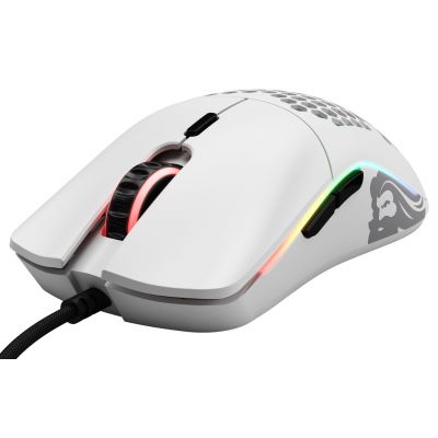 3. GLORIOUS PC MOUSE RACE MODEL O- GAMING WHITE MATTE