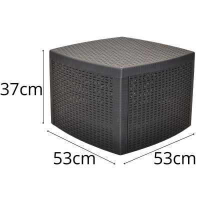 15. LOUNGE FURNITURE SET: 2 ARMCHAIRS + SOFA + COMO TABLE