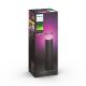 7. Philips Hue White and color ambiance Calla outdoor bollard light