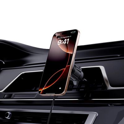 7. Tech-Protect MM15W-V7 QI2 Car Holder with Inductive Charger - Black