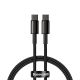 Baseus CATWJ-01 USB-C - USB-C PD QC cable 100W 5A 1m - black