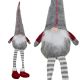 5. DECORATIVE gnome dwarf 30+15cm gray