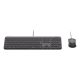 2. Logitech 920-013343 Keyboard Mouse Included Home/Office USB QWERTZ German Graphite